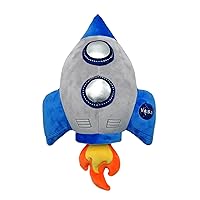 Wild Republic Space Spaceship, Stuffed Animal, 18.5 Inches, Plush Toy, Fill is Spun Recycled Water Bottles