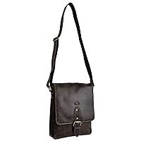 Women's Distressed Leather Northsouth Messenger Bag