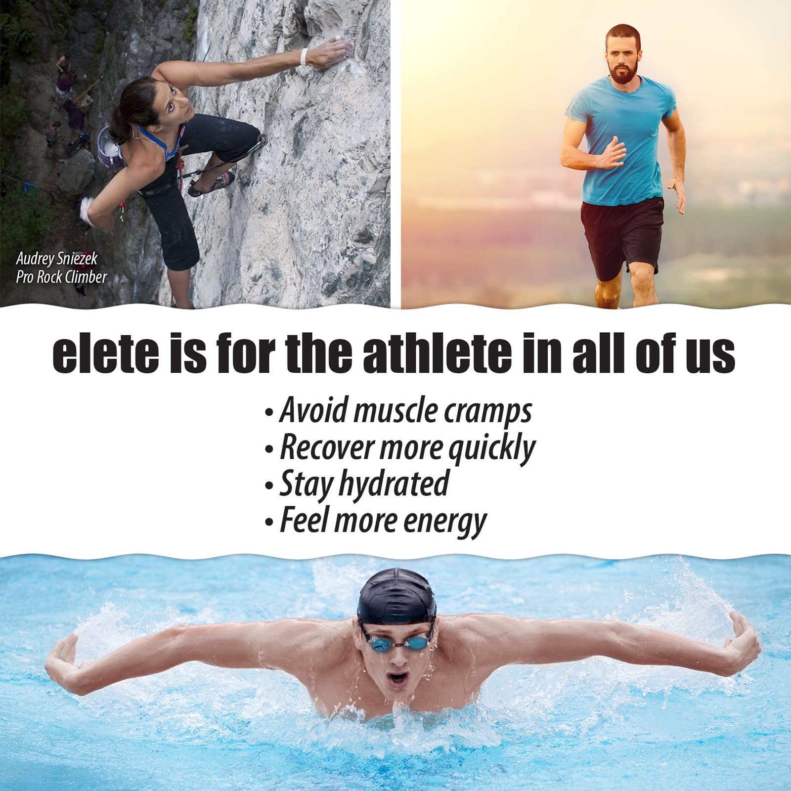 elete Electrolyte Add-in Hydration Drops | Pocket Bottle | Sodium, Magnesium, Potassium & Trace Minerals | Unflavored, All Natural | Leg & Muscle Cramp Relief | Transform Any Drink into a Sports Drink, 24.6mL