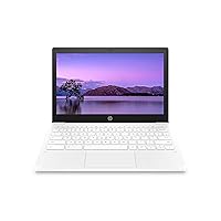 HP Chromebook 11-inch Laptop - Up to 15 Hour Battery Life - MediaTek - MT8183 - 4 GB RAM - 32 GB eMMC Storage - 11.6-inch HD Display - with Chrome OS™ - (11a-na0021nr, 2020 model, Snow White)