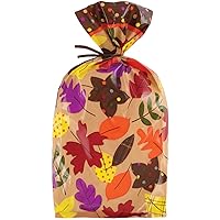 Wilton Party Bags, 4-Inch by 9.5-Inch, Autumn, 20-Pack