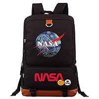 NASA Classic Backpack-Lightweight Travel Bag Multifunction Rucksack Graphic Knapsack for Outdoor