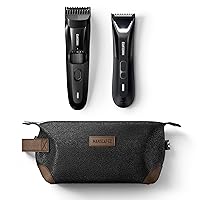 MANSCAPED® The Beard & Body Bundle 5.0 Contains: The Beard Hedger™ Premium Precision Beard Trimmer and The Lawn Mower® 5.0 Ultra Electric Groin & Body Hair Trimmer