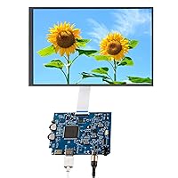 VSDISPLAY 10.1 Inch 1280x800 IPS LCD Screen with Mini HD-MI USB LCD Controller Board VS-TY266H-V837,Supports Image Rotation,for Phone/PC/Laptop/Computer Extended Display Panel