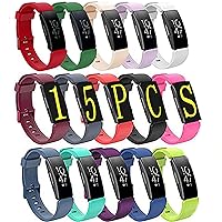15 Color tpu Replacement Band for Fitbit Inspire 2, Inspire HR, Ace 2, Ace 3