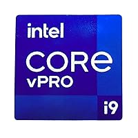 Sticker Compatible with Intel Core i9 vPRO 14 x 14mm / 9/16