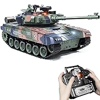  Haktoys Remote Control Battle Tank Set: 1:14 Scale