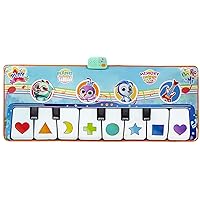 Do, Re & Mi Musical Piano Mat, 48” - Includes 8 Melodies, Character Voices, Interactive Memory Game - for Kids 3 and Up - Play & Learn - Toy Piano - Amazon Exclusive