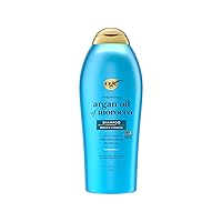 OGX Renewing + Argan Oil of Morocco Shampoo, Damage Repair Shampoo & Argan Oil to Help Strengthen & Repair Dry, Damaged Hair, Paraben-Free, Sulfate-Free Surfactants, 25.4 fl. oz