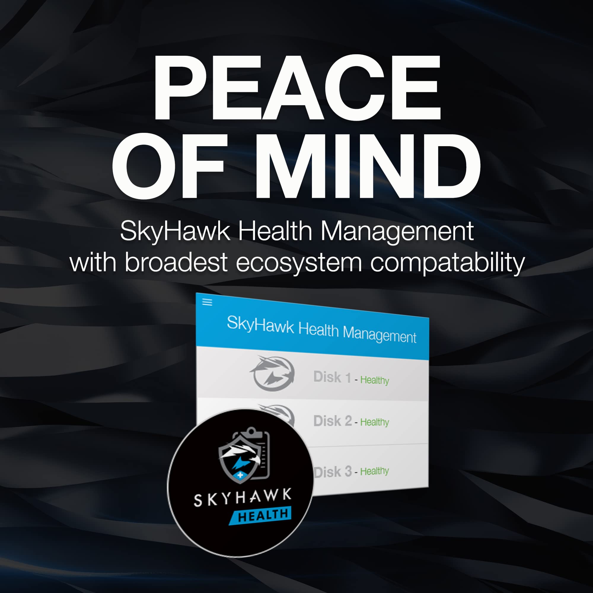 Seagate SkyHawk 6TB Surveillance Internal Hard Drive HDD – 3.5 Inch SATA 6GB/s 256MB Cache for DVR NVR Security Camera System with Drive Health Management – Frustration Free Packaging (ST6000VX001)