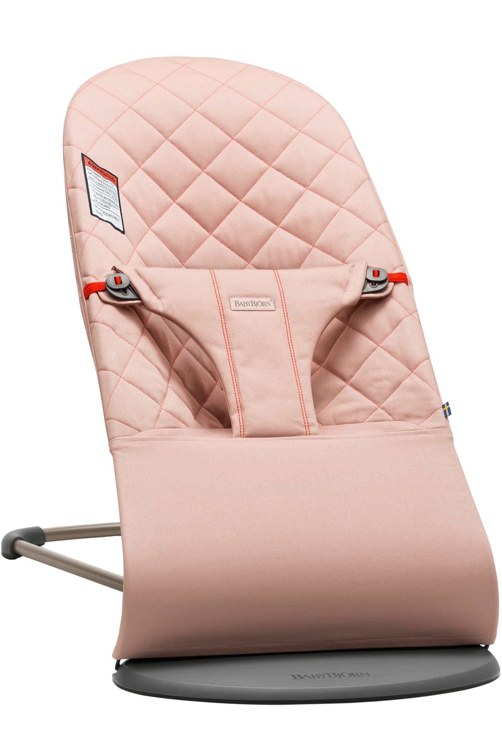 BABYBJORN Bouncer Bliss, Old Rose, Cotton