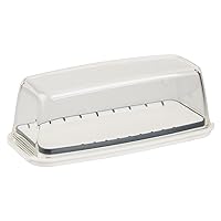 Progressive International ProKeeper Butter Container,Gray,White