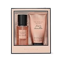 Bare Vanilla 2 Piece Mini Mist & Lotion Gift Set, Notes of Whipped Vanilla and Soft Cashmere, Bare Villa Collection, Assorted