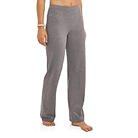 Athletic Works Women's Bootcut Fit Dri-More Core Cotton Blend Yoga Pants Available in Regular and Petite