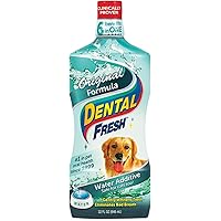 Water Additive for Dogs, Original Formula, 32oz – Dog Breath Freshener and Dog Teeth Cleaning for Dog Dental Care– Add to Water