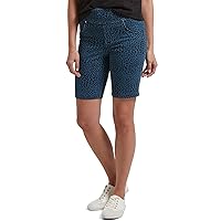 UTOPIA By HUE Women's High Waisted Sculpting Bermuda Shorts with Comfort Waistband and Tummy Control