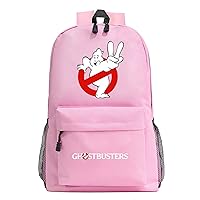 Ghostbusters Canvas Daypack Waterproof Bookbag-Lightweight Knapsack Classic Durable Bagpack for Travel