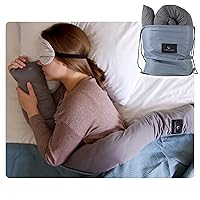 Cuddle Sleep Weighted Pillow - Sensory Pillow - Cuddles You to Sleep - Cool Touch Sleeve - Travel Friendly - 52inches - Weighted Blanket Alternative - Machine Washable & Durable - All Sleep Positions
