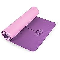 UMINEUX Yoga Mat Extra Thick 1/3'' Non Slip Yoga Mats for Women Eco Friendly TPE Fitness Exercise Mat with Carrying Sling & Storage Bag