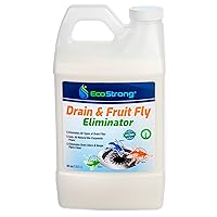 Fruit Fly Drain Treatment | Drain Fly Eliminator | All-Natural, Eliminates Gnats, Sewer Flies and More - Works in All Drains - 64 Fl Oz