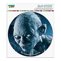 The Lord of The Rings Gollum Character Automotive Car Window Locker Circle Bumper Sticker