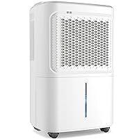 Dehumidifier for Basement 2500 Sq.Ft, 31 Pints Dehumidifiers for Home Large Room with Drain Hose for Bathroom, 2L Water Tank, Dry Clothes Mode, Intelligent Humidity Control with Timer Auto Shut Off