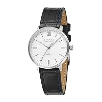 Copacabana Mini - Black Leather Strap Quartz Wrist Watch