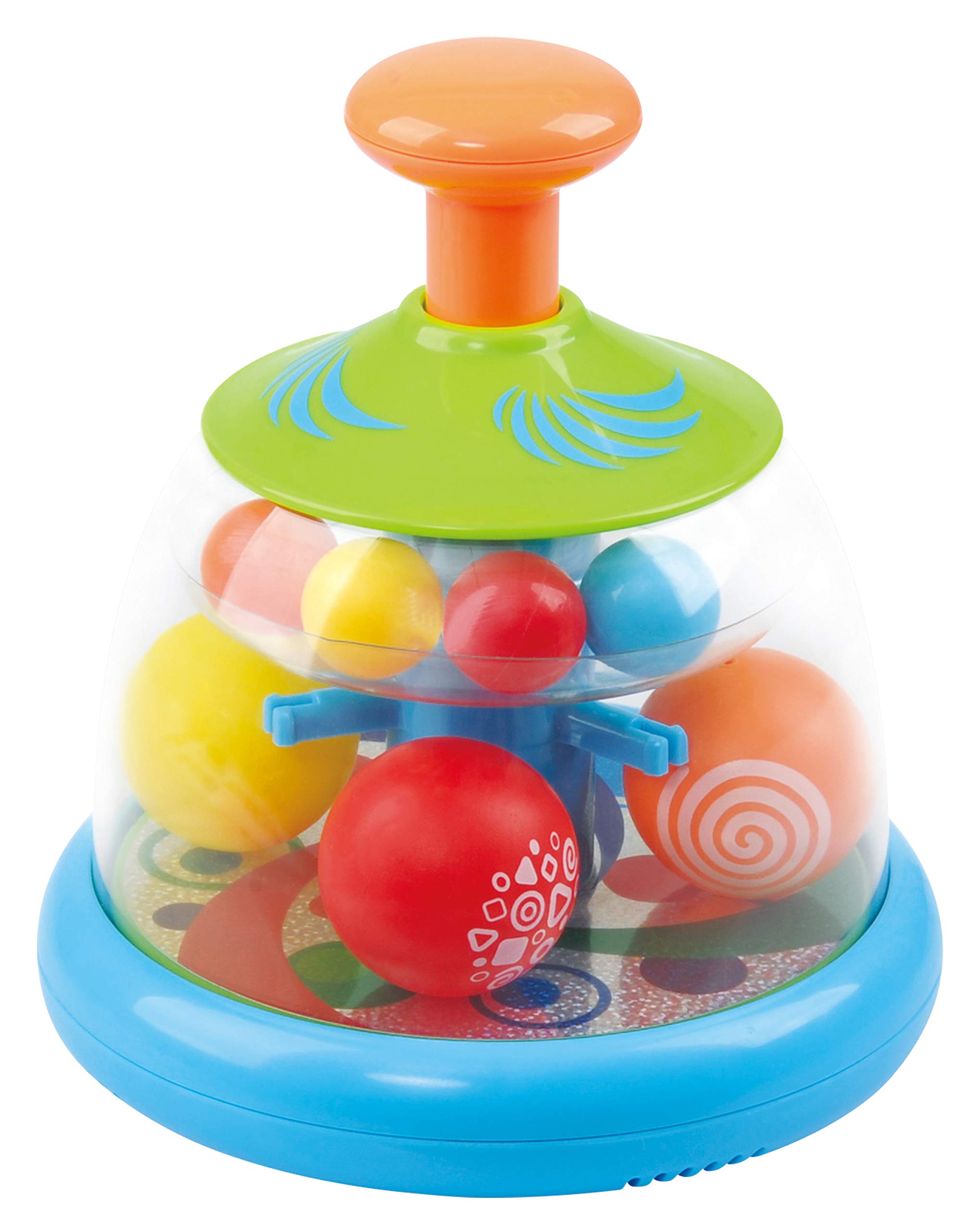 Play Popping Ball Dome Toy - Ball Popper Toys Tumble Top - Spinning Popping Make Colorful Balls Pop and Fly - Gift for 6 Month Plus Newborn Babies Infants, 1609
