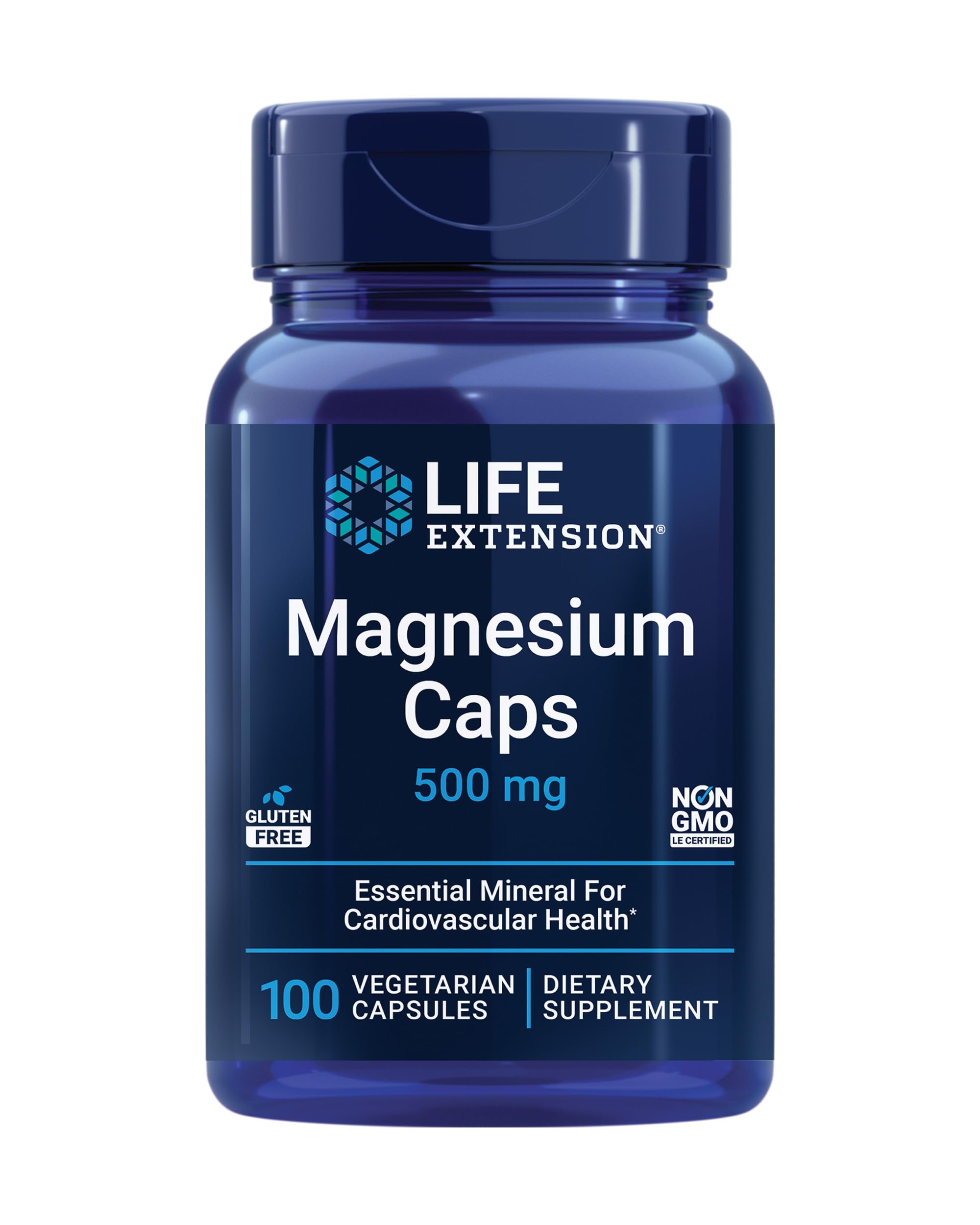 Life Extension Two-Per-Day High Potency Multi-Vitamin & Mineral Supplement & Magnesium Caps, 500 mg, Magnesium Oxide, Citrate, Succinate