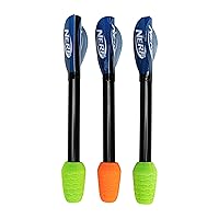 Nerf Soft Tip Foam Arrows + Jump Rockets - Universal Replacement Rip Rockets + Kids Arrows - Child Safe Arrows + Rockets for Outdoors + Indoors - 3 Pack