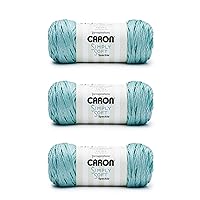 Caron Simply Soft Abyss Speckle Yarn - 3 Pack of 141g/5oz - Acrylic - 4 Medium (Worsted) - 235 Yards - Knitting, Crocheting & Crafts