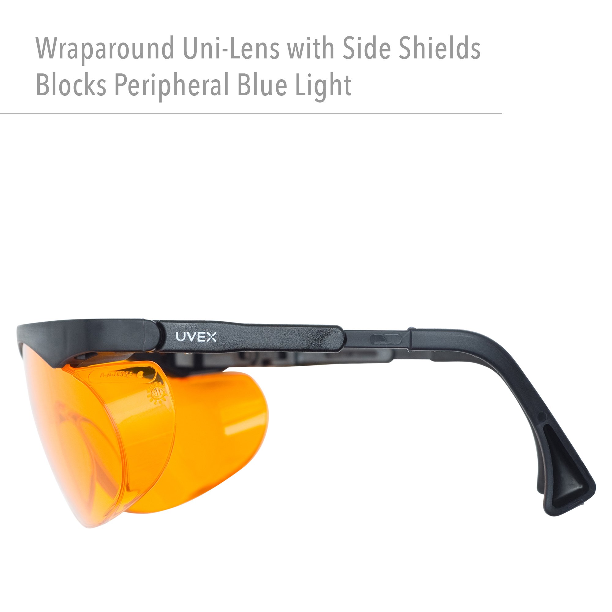 Uvex Skyper Blue Light Blocking Computer Glasses with SCT-Orange Lens (S1933X)