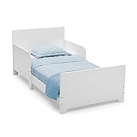 MySize Toddler Bed, Bianca White , 55.75x30.25x23.5 Inch (Pack of 1)