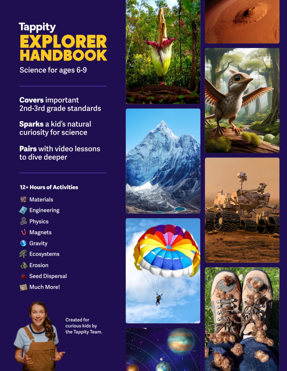 Tappity Science Explorer Handbook for Kids: Learn Important 2nd & 3rd Grade Science Concepts