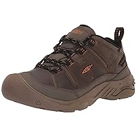 KEEN Men's Circadia Low Height Comfortable Waterproof Hiking Shoes, Canteen/Curry, 7