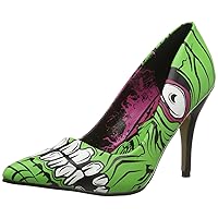 Women's Zombie Heel, Monster Green,
