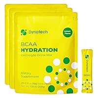 BCAAs Hydration Electrolyte Powder Sodium & Sugar Less-& Multi-Vitamins- On The Go Convenient- Non-GMO, Vegan Electrolyte Drink Mix, Lemon Flavor(60 Stick Packs)