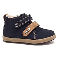 Bartek Baby Boys Leather First Steps Shoes 11773-003 Navy Brown (Infant/Toddler)