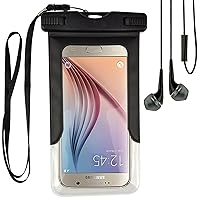 Vangoddy Universal Waterproof Dry Bag with Armband and Neck Lanyard for Motorola Moto X4, G5s, G5s Plus, G5, G5 Plus, E4 Plus, Z2 Play, Z2 Force Edition 5 inch 5.2 inch 5.5 inch Earphone