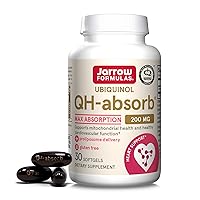Arrow Formulas QH-Absorb, 200 mg, Ubiquinol Dietary Supplement for Healthy Cardiovascular Function, 30 Softgels, 30 Day Supply