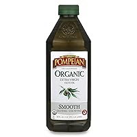 USDA Organic Smooth Extra Virgin Olive Oil, First Cold Pressed, Smooth, Delicate Flavor, Perfect for Sautéing & Stir-Frying, 48 FL. OZ.