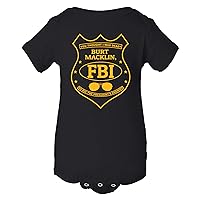 UGP Campus Apparel Burt Macklin FBI - Funny Parody Agent Infant Creeper Bodysuit
