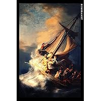 Rembrandt: La Tormenta en el mar de Galilea. Cuaderno de notas. Design artístico y elegante. (Spanish Edition)
