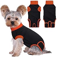 iBuddy Dog Surgical Recovery Suit, Professional Pet Recovery Shirt Dog Abdominal Wounds Bandages for Male Female，Anti Licking Breathable Dog Shirt