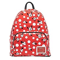 Loungefly Women's Disney Minnie Mouse Polka Dot Red Backpack