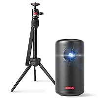 Anker Nebula Capsule II with Adjustable Tripod Stand, Compact, Aluminum Alloy Portable Projector Stand