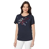 Tommy Hilfiger Women's Americana Hotfix Short Sleeve T-Shirt