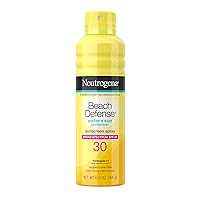 Neutrogena Beach Defense Water-Resistant Sunscreen Body Spray with Broad Spectrum SPF 30, PABA-Free, Oxybenzone-Free; Fast-Drying, Superior Sun Protection, 6.5 oz
