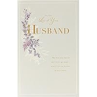 Loss of Husband Sympathy Card - Peaceful Design, yellow|white, 137x210mm