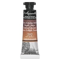 Sennelier French Artists' Watercolor, 10ml, Burnt Umber S1